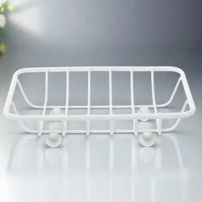 

Draining Bathroom Rack Metal Dish Holder For Shower Bar Soap Holder Hollow Design Lightweight Wear-Resistant Practical For