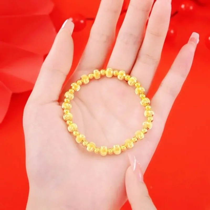 

New Simple Capable Generous Exquisite Versatile Comfortable Trendy Niche Special Round Fashion Jewelry Women's Bracelet 2024