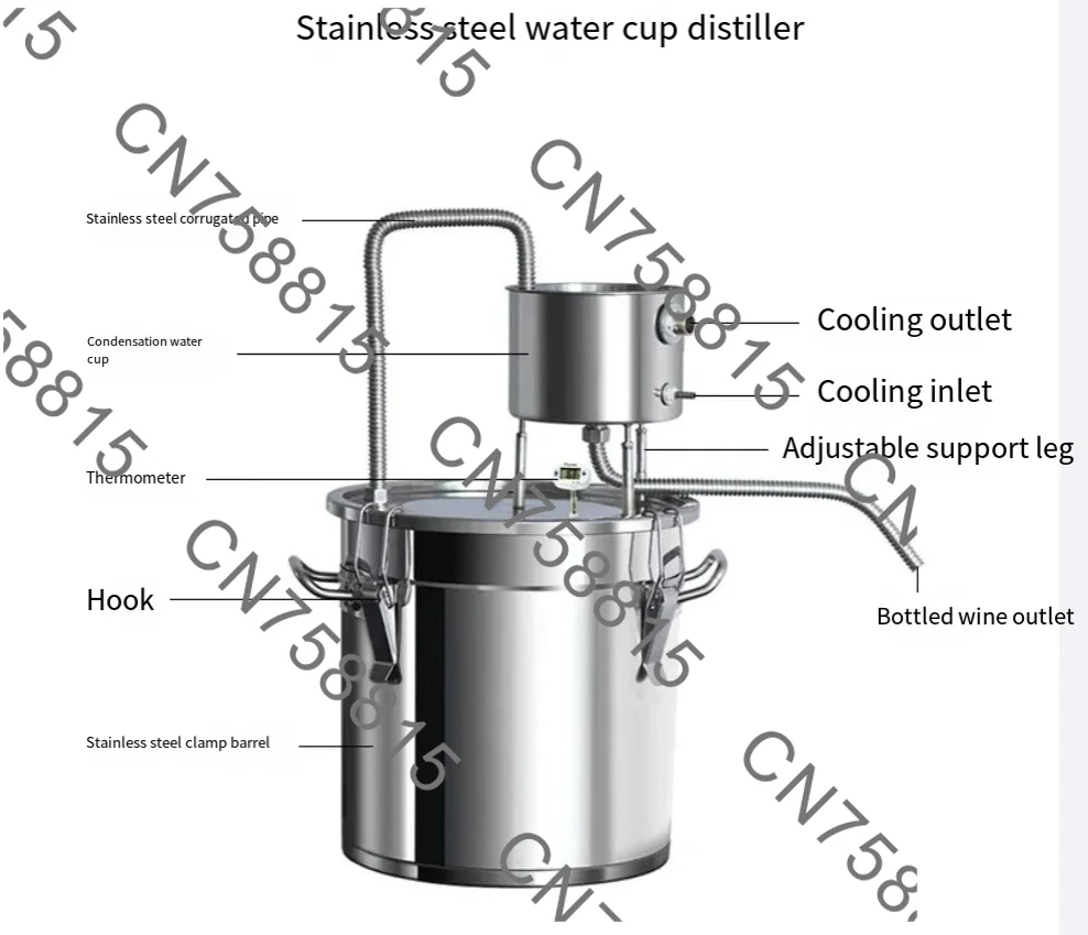 

Laboratory use, household small essential oil distillation equipment, essential oil extractor