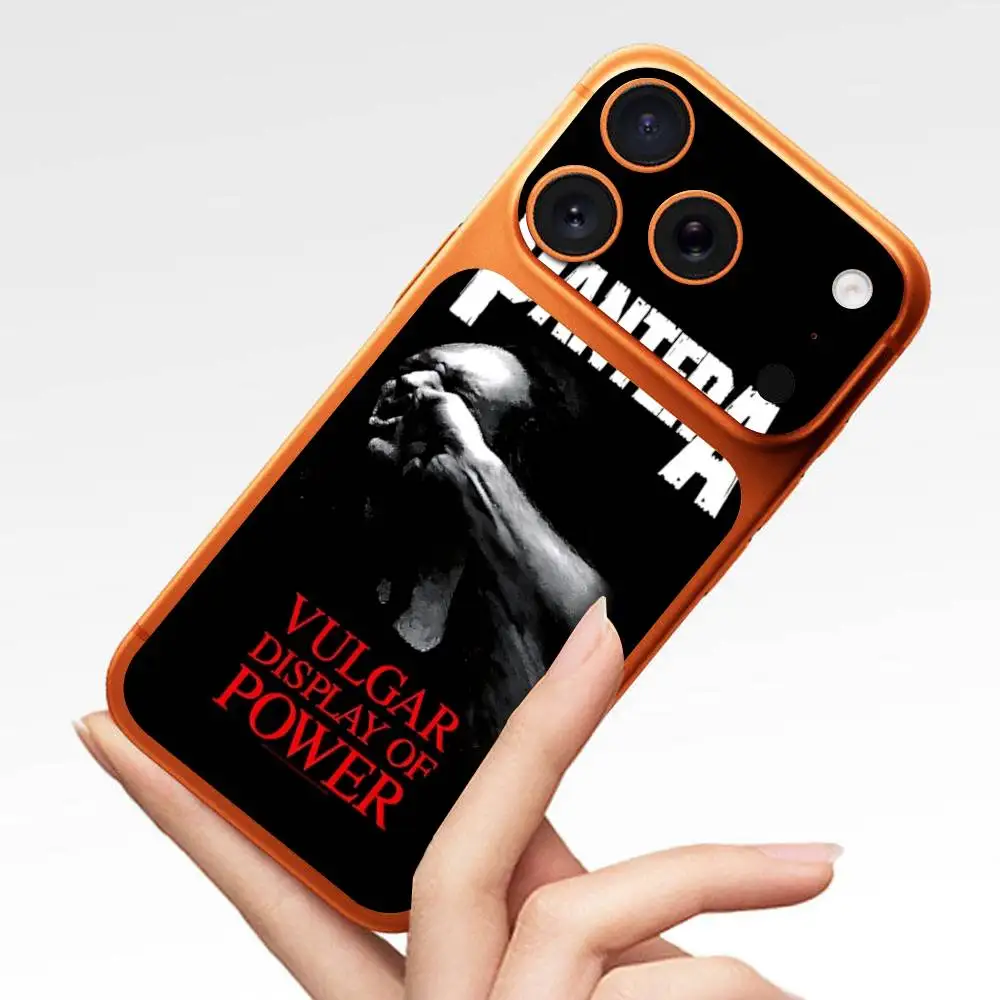 Dark Heavy Metal Rock P-PanteraS Band Back Protective Decal Skin Wrap Sticker For IPhone 17 Pro 17 Pro Max view 5