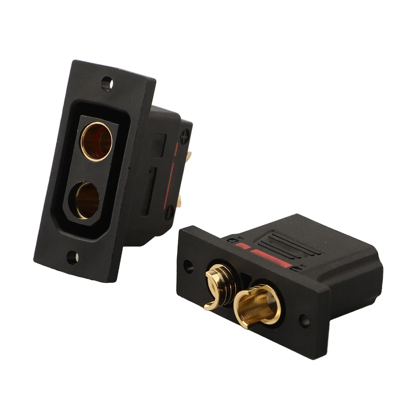 

Black Electric Drones High Current Battery Connector Electrical Socket Accessory Spark-proof Design Rated Voltage 500V