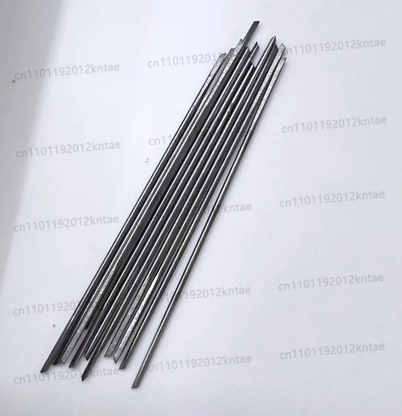 Pearl punching needle tungsten steel drill bit double-ended triangular needle tungsten steel double-ended sharp abrasion