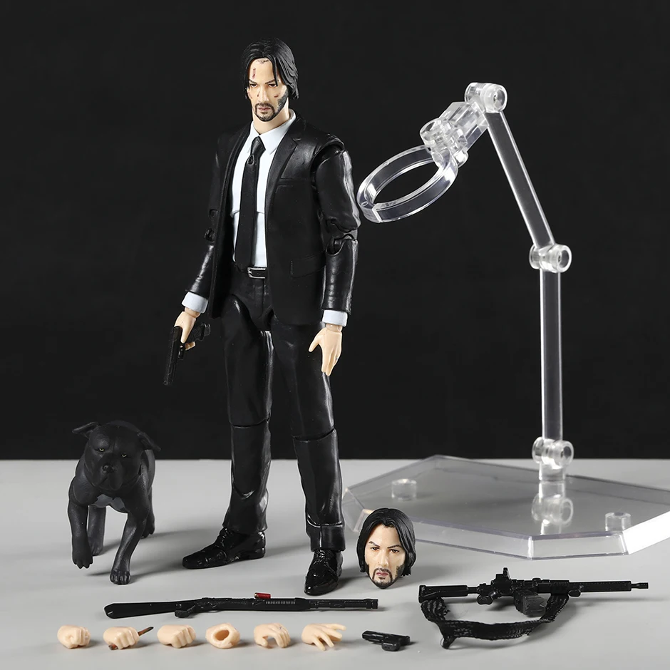 Mafex No. 085 John Wick Chapter 2 PVC Toys Action Figure In Box Toy Gift