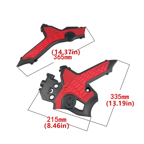 Imagen 2 del producto Para Honda CRF300L 300R ALLY motocicleta ABS marco protector lateral carenado cubre protección