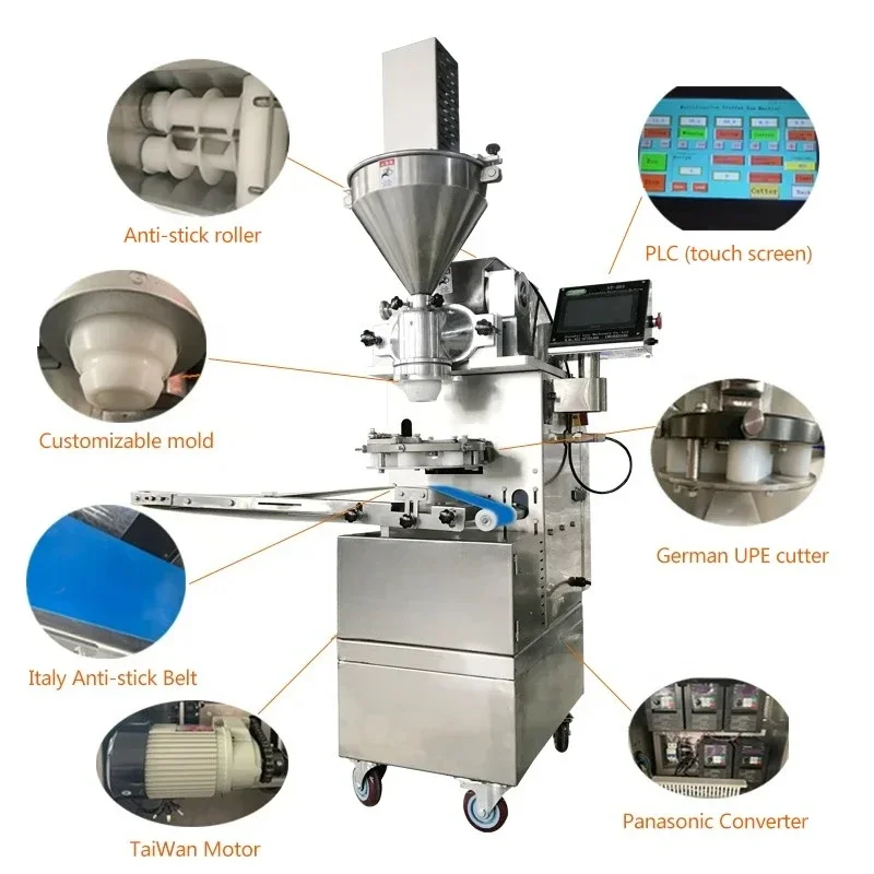 Commercial Automatic Pineapple Cake Making Machine 220V For Bakery Use For Nuts Raw Material