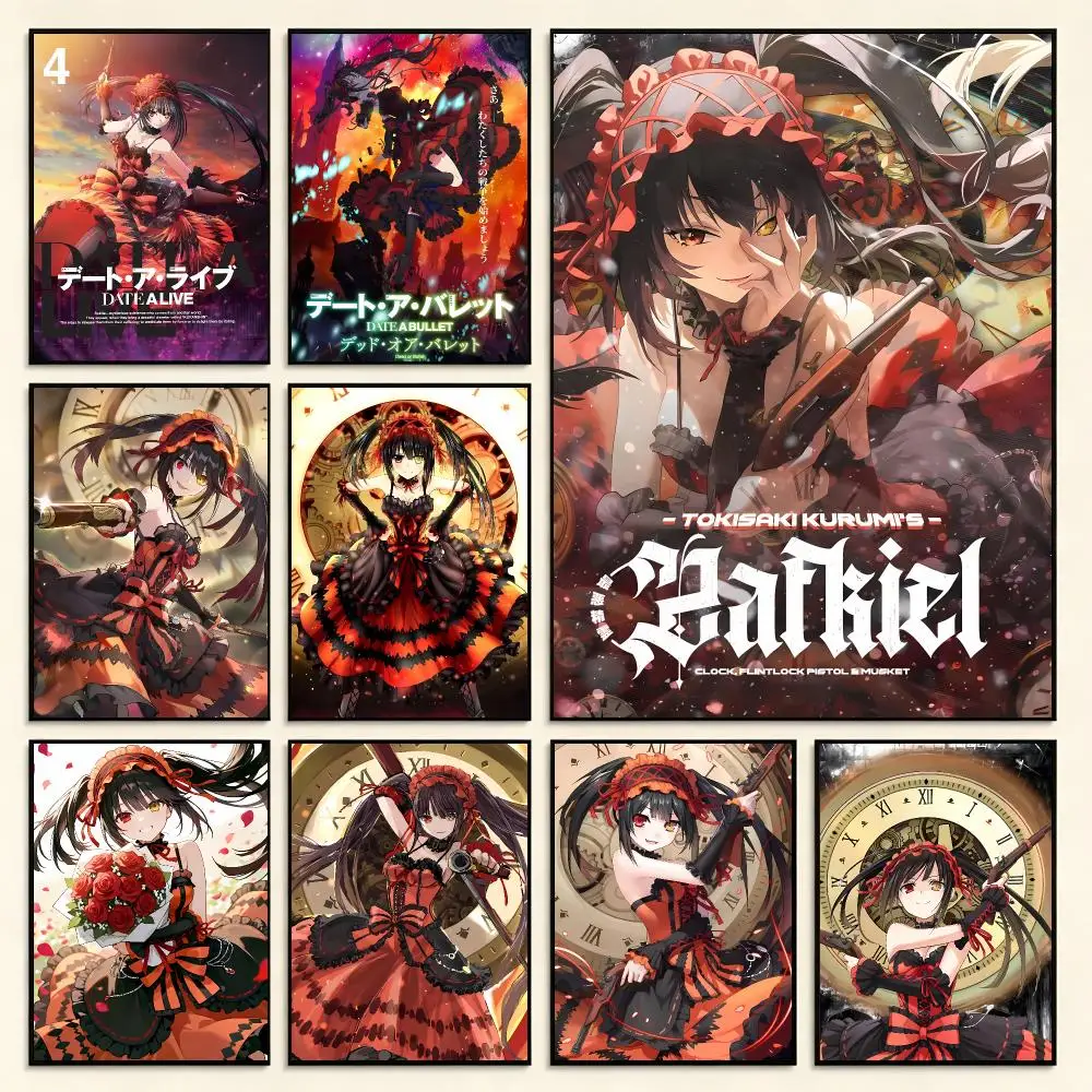 Magical D-Date A Live Poster Digital Solvent Print Waterproof PP Fade-Resistant Wall Art Room Decor Gift