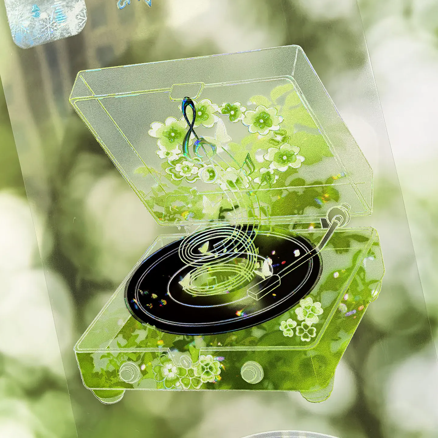 

OKMT New Journal Landscaping Washi Tape Green Decoration Sticker DIY Journal Material, Galaxy Player