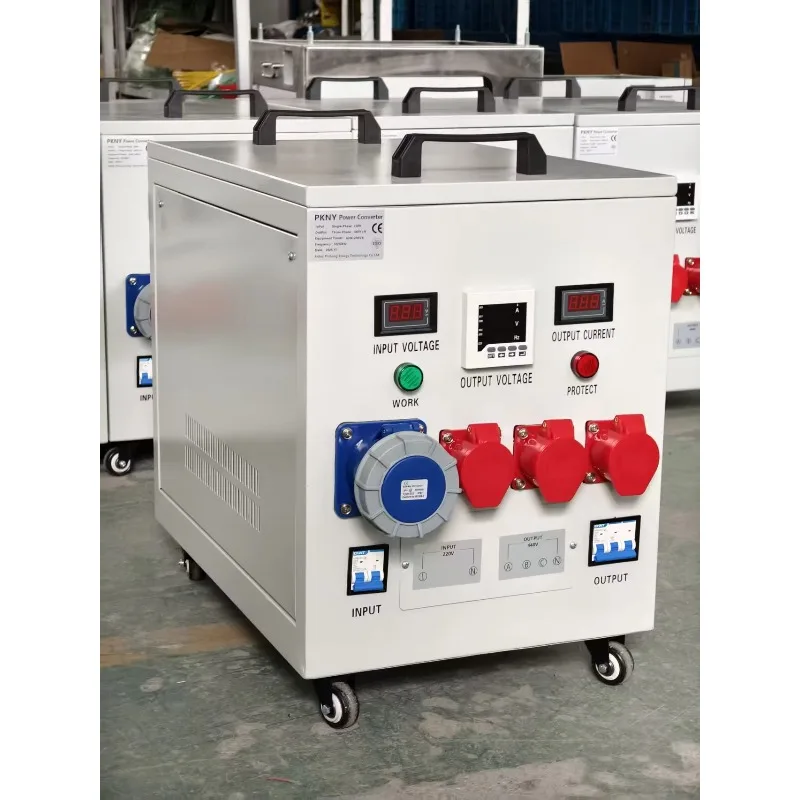 Full Power 20kva Converter, Input Single-phase 220v, Output Three-phase 440v+N Output Pure Sine Wave