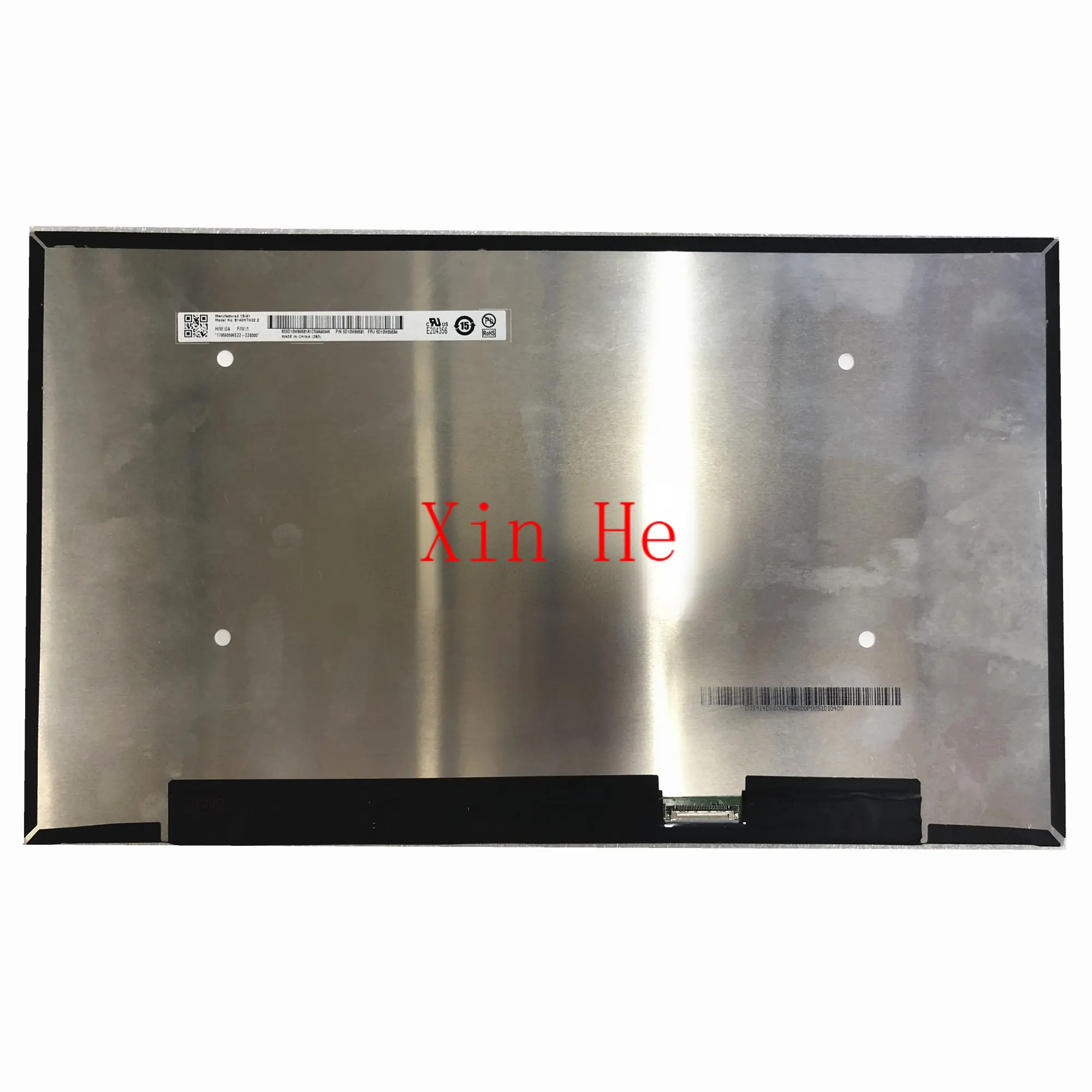 

B140HTN02.2 14.0"Laptop LED LCD Screen 1920*1080 eDP 30PINS Display with NO Screw Holes