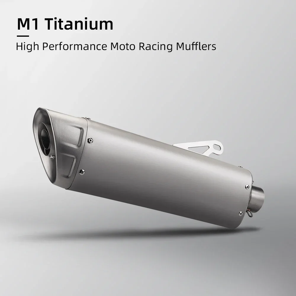 51MM Modified Motorcycle titanium Fiber Exhaust Muffler for YZF R6 R15 R3 MT07 zx6r z650 z900 mt09 fz09 cbr500r zx10r