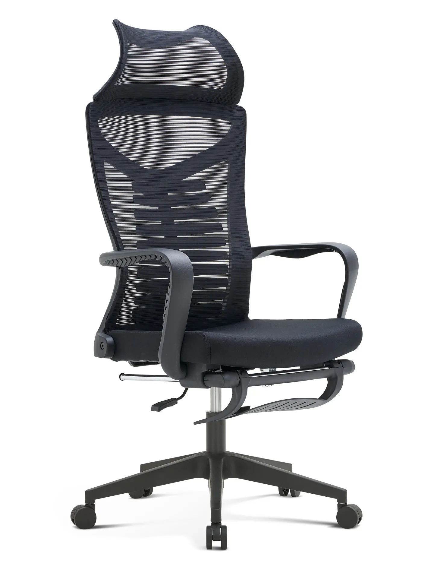 & Lunch Break Office Chair 160-degree Reclining Mesh Computer Chair Footrest Dual-Purpose Lifting Keel Waist Protection Five-Sta