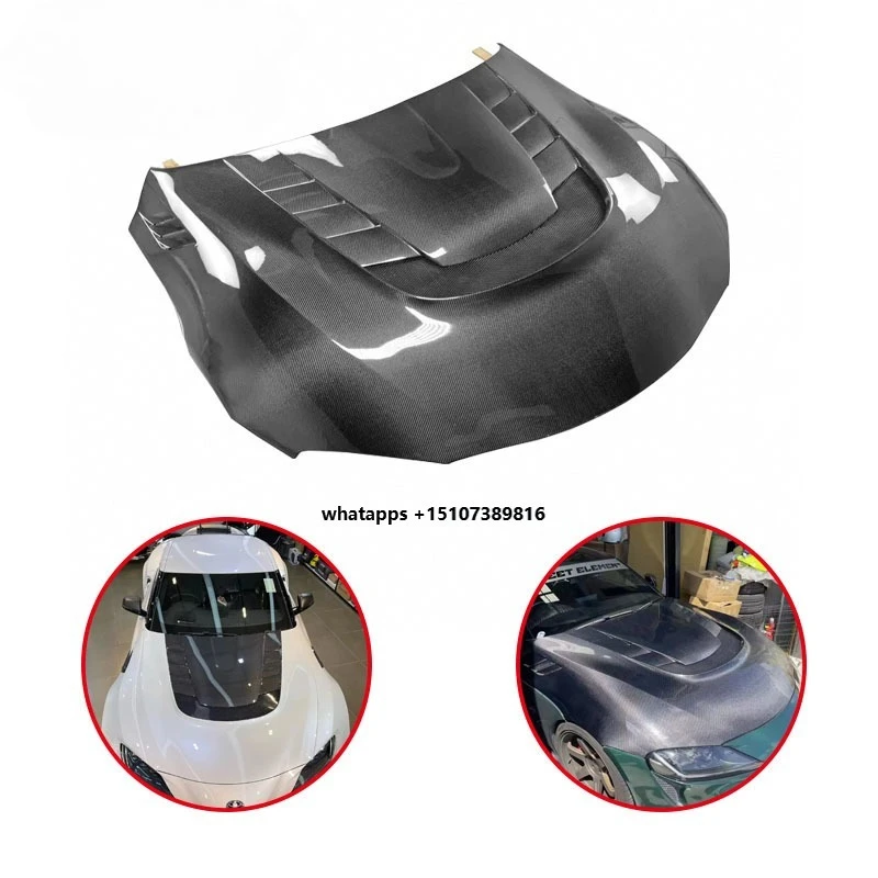 

V Style Hood Carbon Fiber for Gr Supra A90 A91 Mk5 Carbon Bonnet Hood Car Accessories Carbon Bonnet Engine Cover