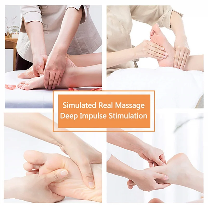 

AA11-EMS Foot Massager Electric Feet Acupuncture Mat for Plantar Fasciitis Relief Neuropathy Pain Relief Instrument A