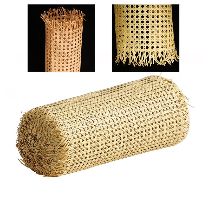 

50cm Width 0.2-6m Length Multipurpose Use Decoration Material Rattan Furniture Chair Screen Coaster Lamp Weaving Repair Handmade