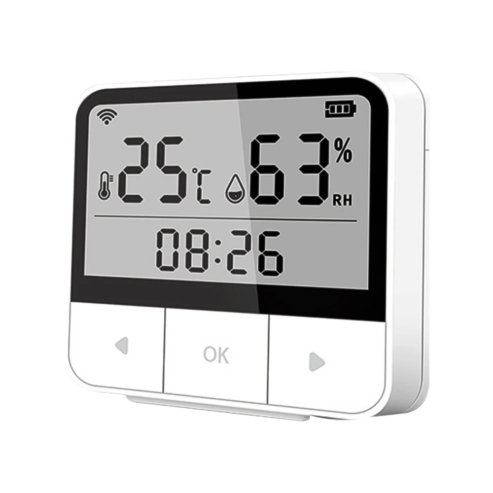 Tuya Smart WIFI Temperature And Humidity Sensor Indoor Hygrometer Thermometer With LCD Display Support Alexa Google Assistant