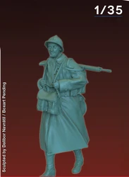 1:35 Resin Model Assembly Kit Soldier Unpainted Free Shipping (French Army)