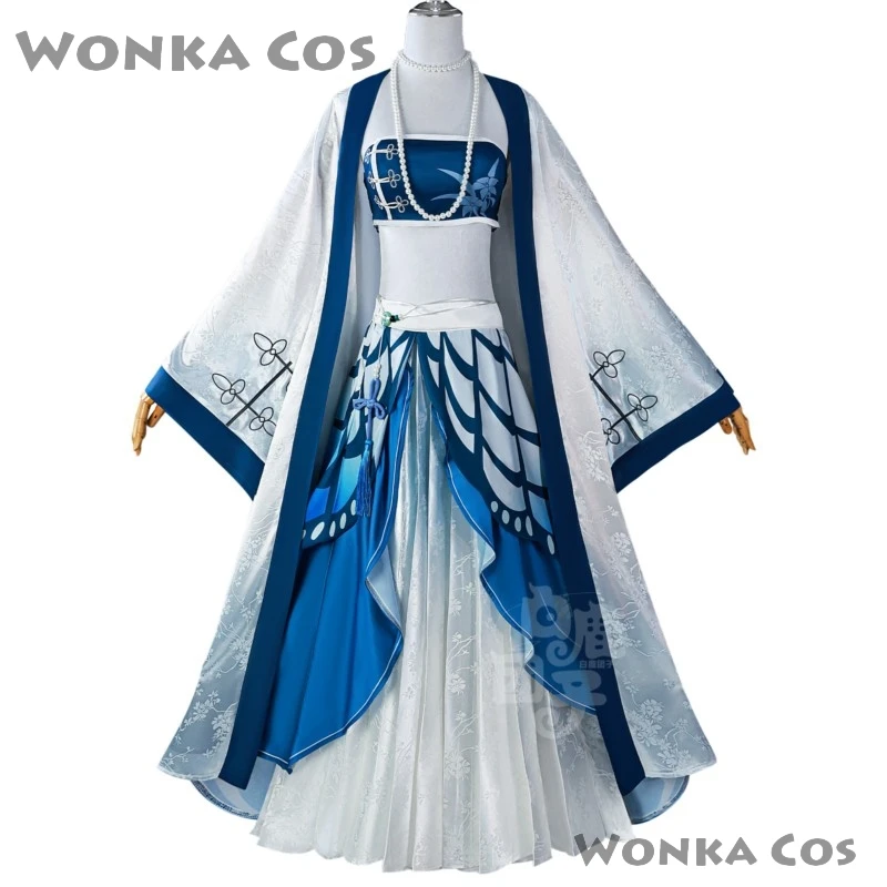 Il Shorekeeper Cosplay Wuthering Waves Costume Abito adorabile Uniforme da donna Abito da gioco del Lago Occidentale Vestito da festa di Halloween Gioco di ruolo