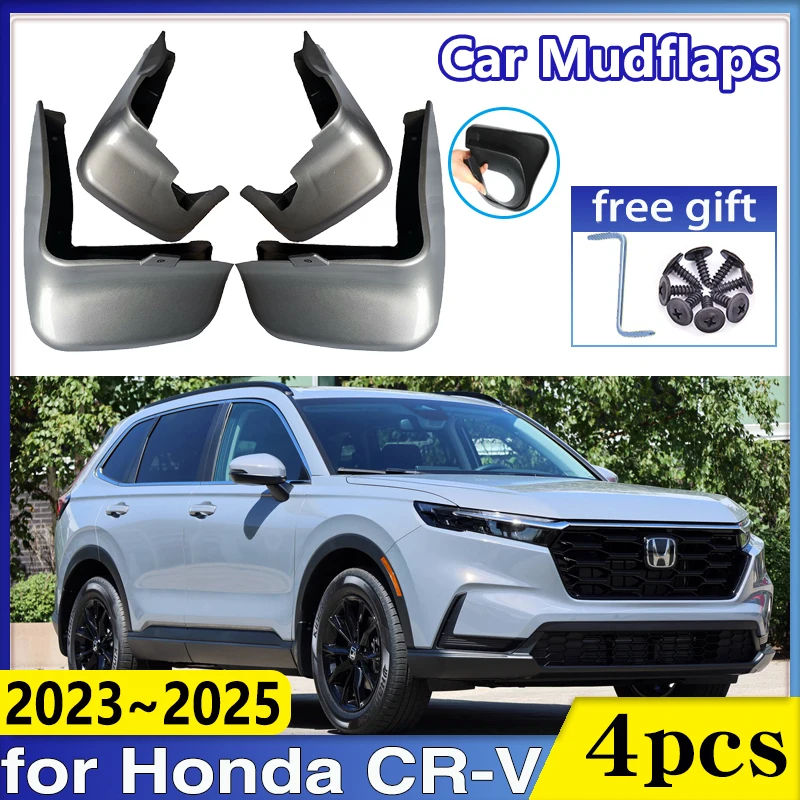 Car Rear Wheel Fender for Honda CR-V 2023 Accessories 2024 2025 RS Front Mudflaps Baking Paint Mud Flaps Guard Protect Mudguards