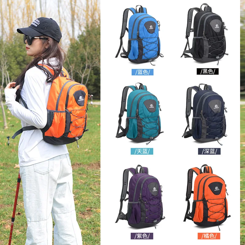 Mochila de montañismo de 20 litros, bolsa para deportes al aire libre para hombres y mujeres, impermeable, para acampar, senderismo, bolsa de viaje, mochilas para ciclismo