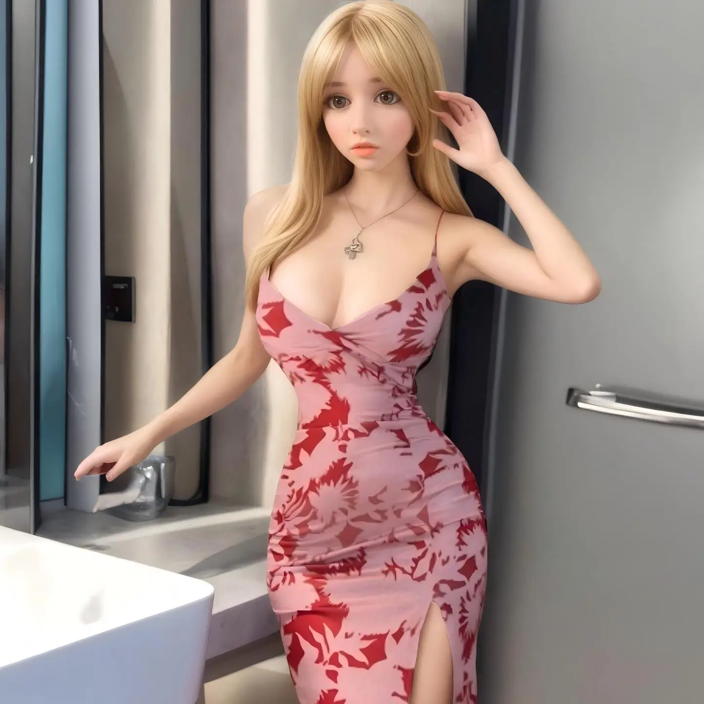 

Бесшовная кукла TPE длиной 80 см, прочные кости, универсальные позы, изысканный макияж, нежная кожа, подходит для фотографии, вечеринок