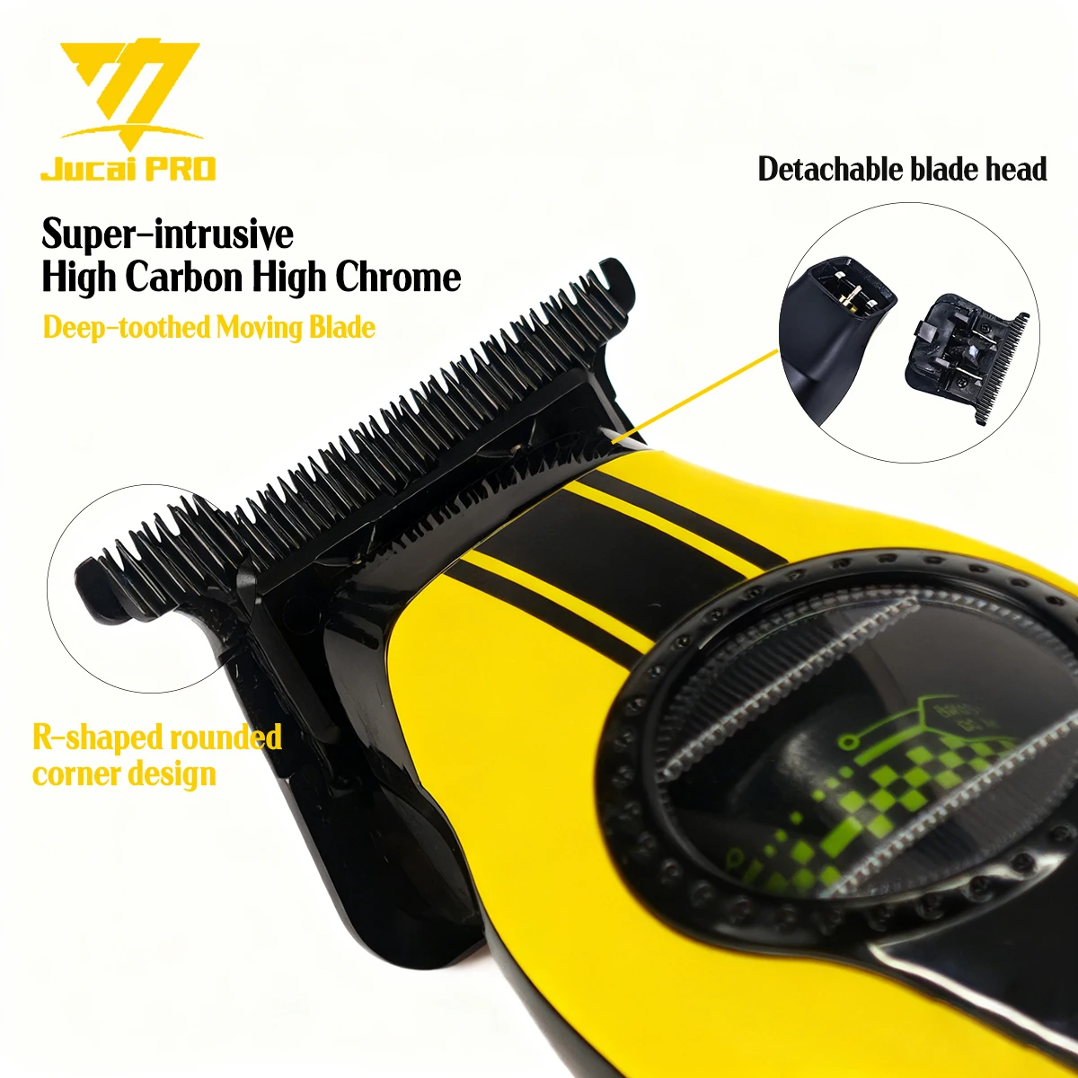 MINICANDY F2 المهنية الرجال الشعر المتقلب 8000 دورة في الدقيقة الخارجية الدوار فرش السيارات الحلاق DLC شفرة مقص الشعر صالون الاستخدام