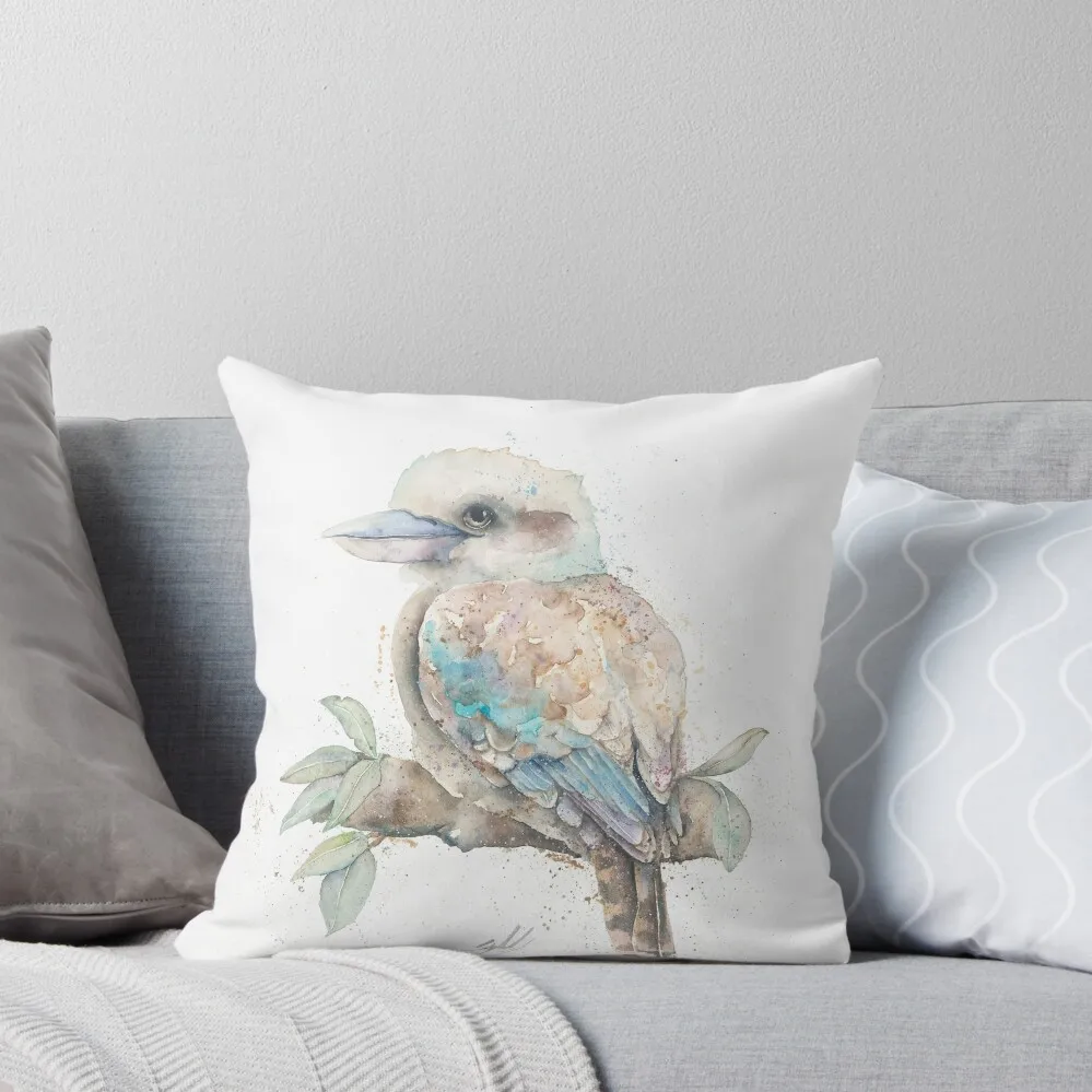 

Australian Kookaburra - Watercolour Animal Painting Throw Pillow Decorative Cushion Cover Pillowcase Cushion Anime pillow