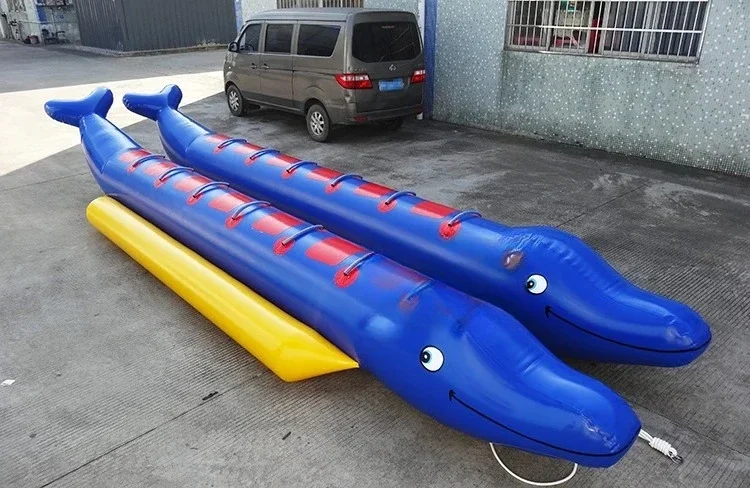 Summer Sea Extreme Sports Inflatable Missile Boat Towable Inflatable Banana Boat