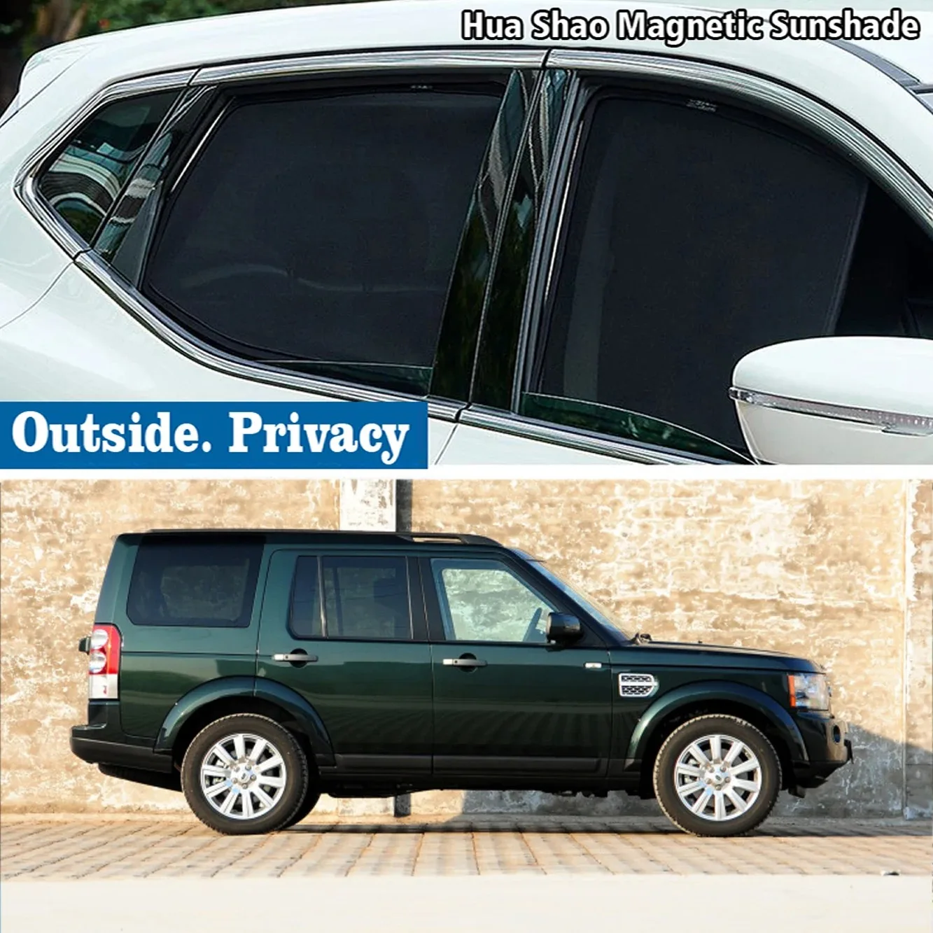 

For Land Rover Discovery 3 LR3 2004 - 2009 Magnetic Car Sunshade Shield Front Windshield Frame Curtain Sun Shades Accessories