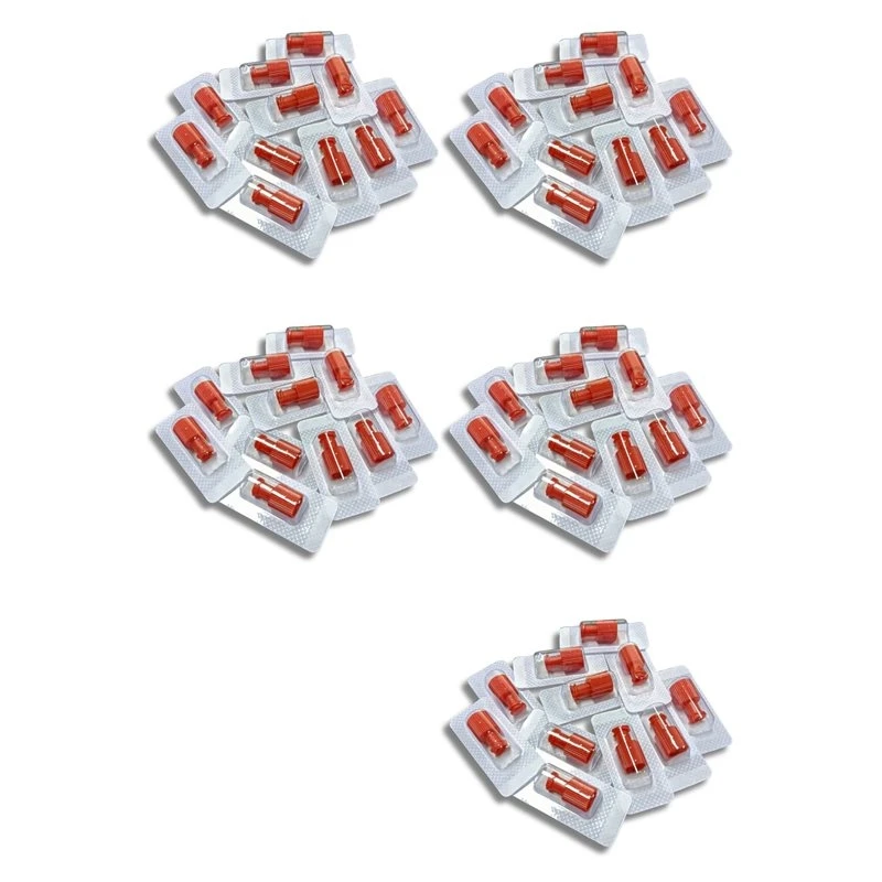 2026 New 500Pcs Luer Stopper Red Closing Conessterile Cap Dual Function Luer Lock Caps For Male/Female Connectors Syringes Tips