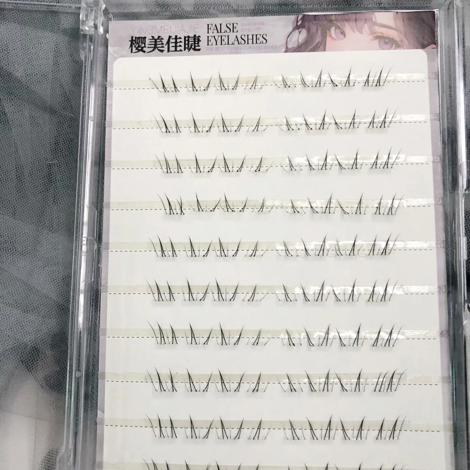 4-6mm Klebefreie Falsche Wimpern Neuer Koreanischer Stil Untere Wimpern Natürliche Künstliche Wimpern Untere Wimpernbüschel C-Curl Schwarze Wimpern – Detail 8