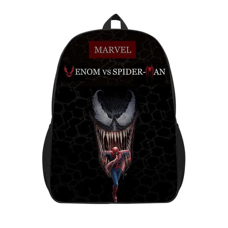 Marvel venom cartoon print large-capacity backpack primary and middle school students handsome and good-looking boy schoolbag