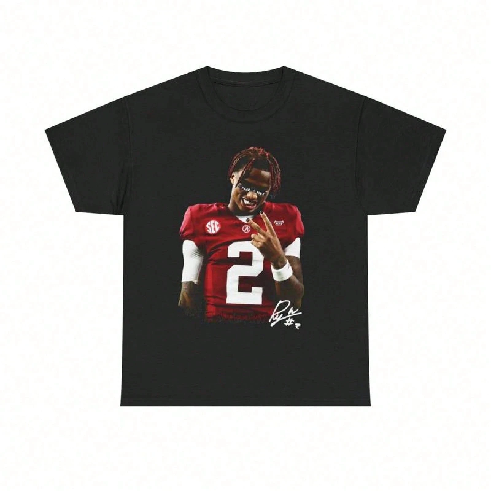 Camiseta de Ryan Williams, ropa de calle para hombre, camiseta de gran tamaño, camiseta de calle para hombre, camiseta con estampado de algodón puro, tendencias callejeras