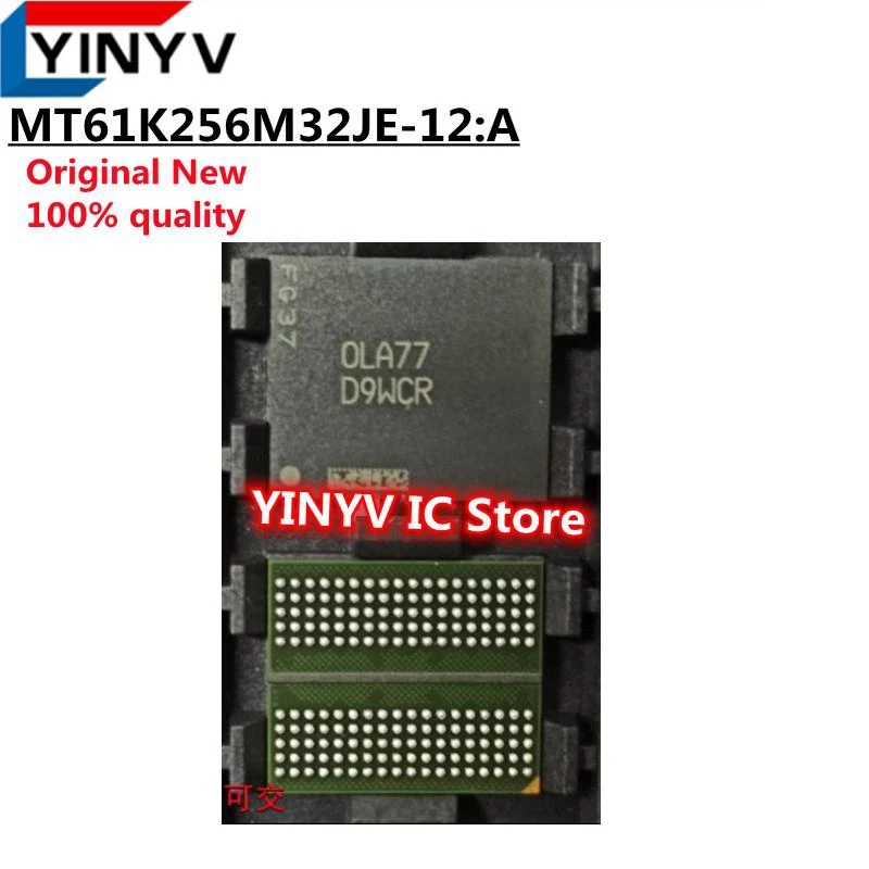 2PCS MT61K256M32JE-14:A D9WCW MT61K256M32JE-14 MT61K256M32JE-12:A D9WCR MT61K256M32JE-12 MT61K256M32JE BGA  100% New original