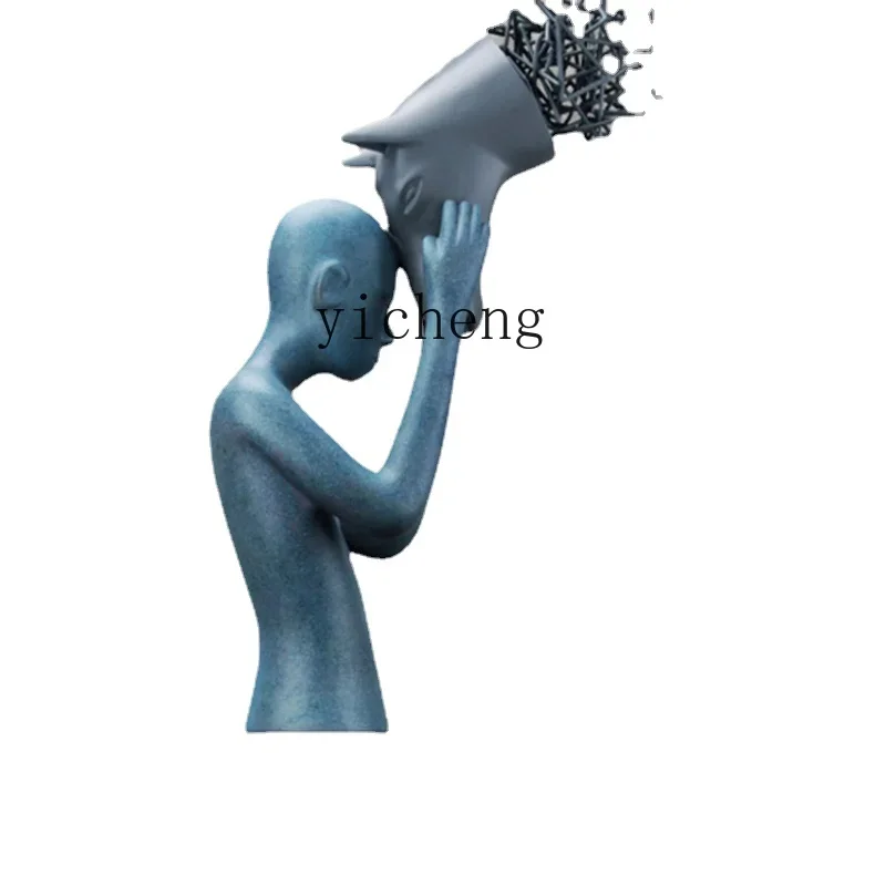 Hallway Decoration Abstract Figure Sculpture Large Art Device High-End Modernu18