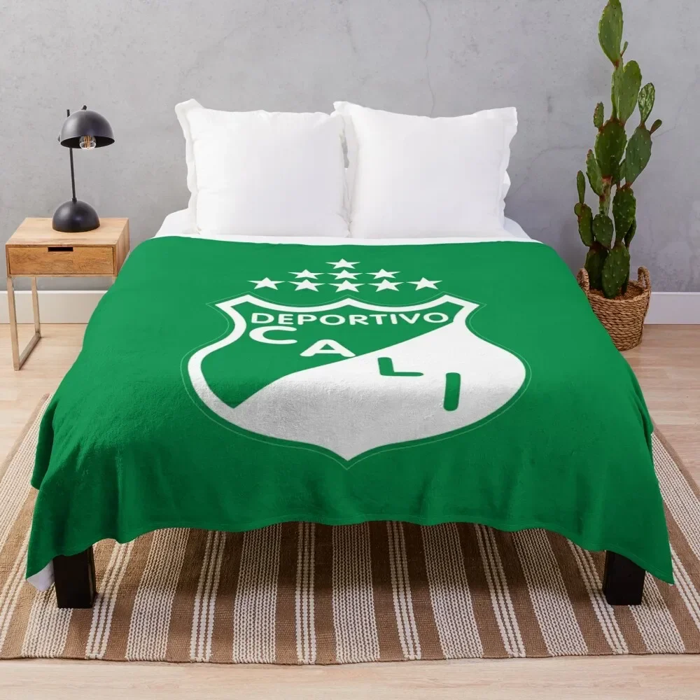 

DEPORTIVO CALI Throw Blanket Vintage Soft Plush Plaid Decorative Sofas Blankets