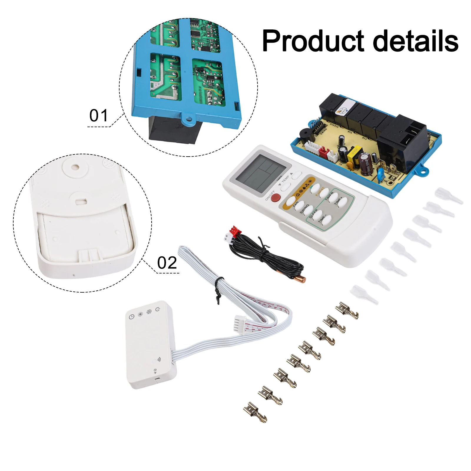 1 Set Air Conditioner Control Panel Board For QD-U08C(SW) AC System Replacement Part HVAC Accessories