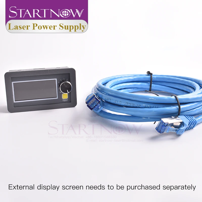 Startnow 100W-BD CO2 Laser Power Supply 120W With Display Screen 110V PSU MYJG-100 220V Co2 Laser Tube Cutting Machine Source