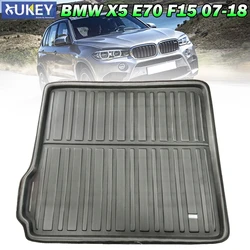 Cargo Mat Boot Liner Rear Trunk Tray Floor For BMW X5 E70 F15 5-Seater 2007 2008 2009 2010 2011 2012 2013 2014 2015 - 2018