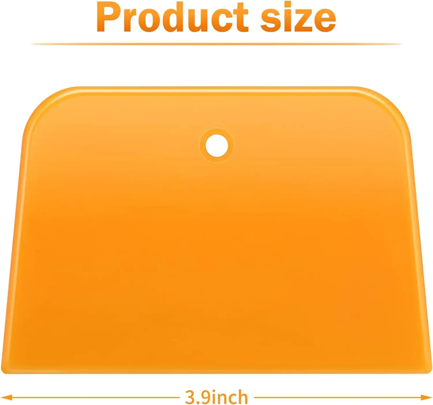 50 Pcs 4 Inch Body Filler Spreaders Auto Reusable Plastic Paint Scraper for Car Body Automotive Filler, Putty and Paint Tools