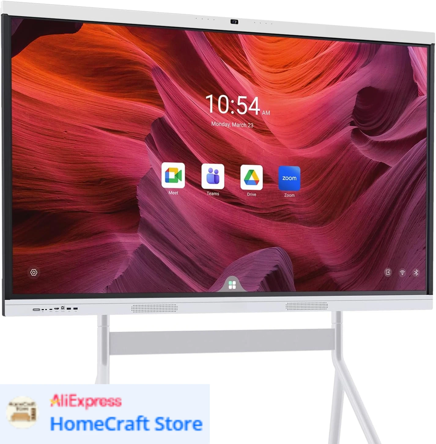 

Smart Board, 55" All-in-One Interactive Whiteboard, Google EDLA Certified, 48MP CMOS Sensor 4K UHD Camera