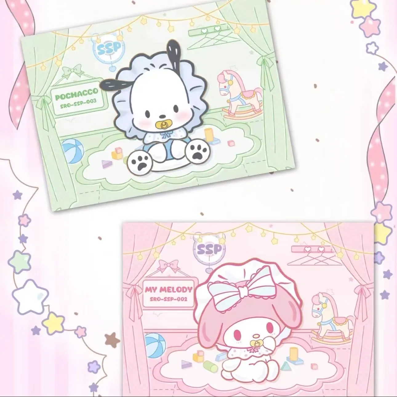 Wholesale Anime Sanrio Cards Kuromi Hello Kitty Cartoon My Melody Collectible Game Card Toy For Children Gift