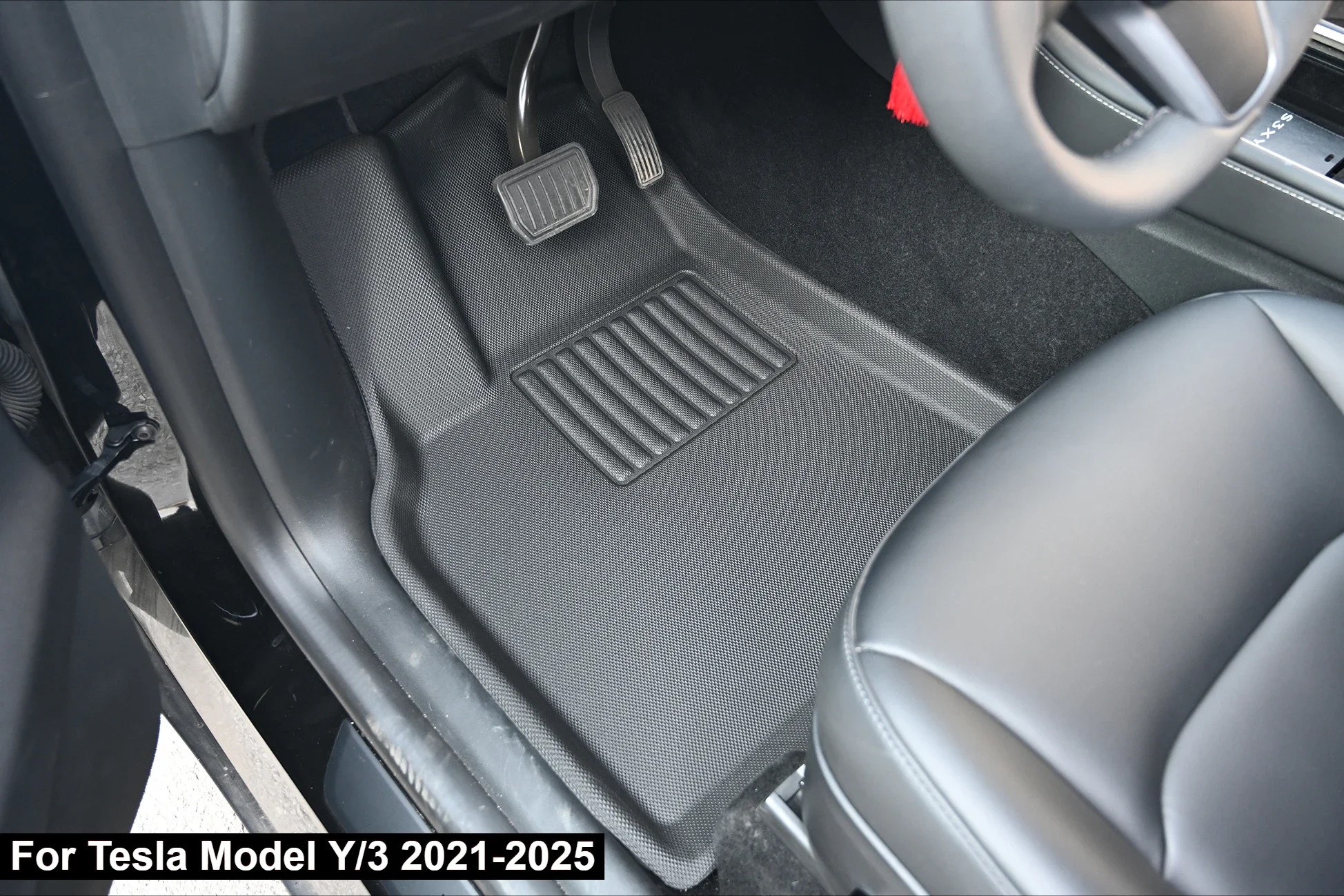 

For Tesla Model Y 2017-2025 and Model 3 2021-2025 Highland All Weather Floor Mats Trunk Liners Full Protection Car Accessories