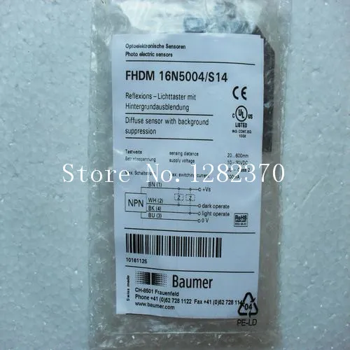 

[SA] Новый оригинальный фотоэлектрический датчик Baumer BAUMER FHDM 16N5004 / S14, специальная распродажа, в наличии