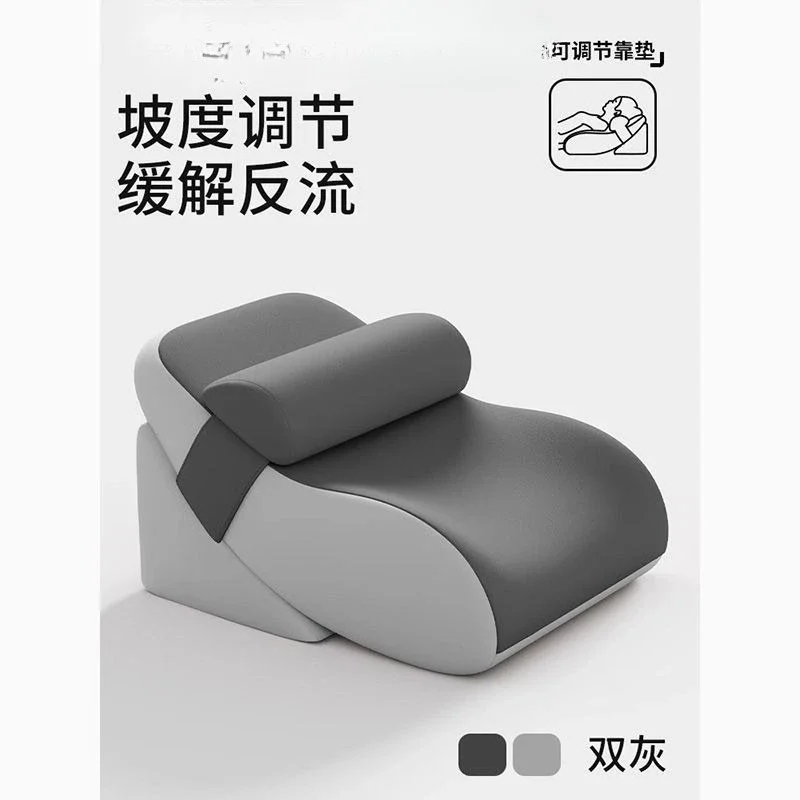 Backrest half lying, slope mattress anti-acid reflux triangular pillow