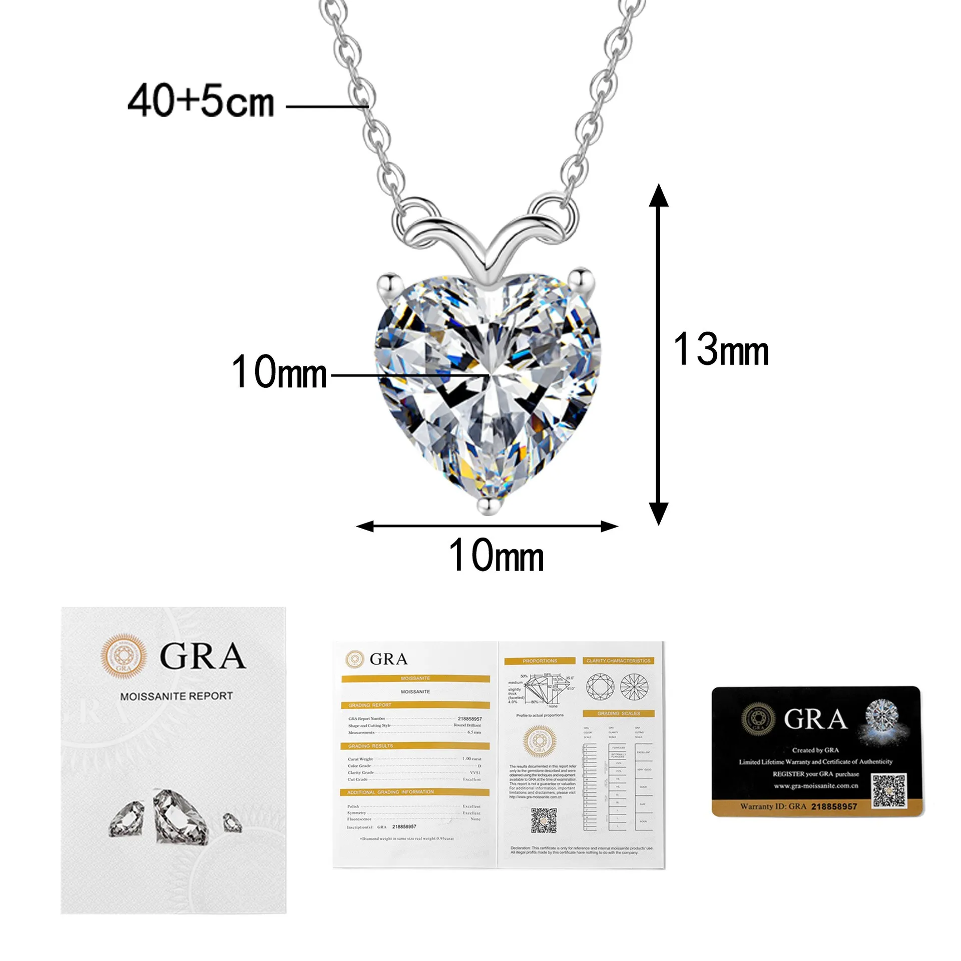 XL593 Lefei Fashion Luxury Trendy Classic Fresh 4 ct Moissanite Peach Heart Necklace Women s925 Silver Party Charms Jewelry Gift