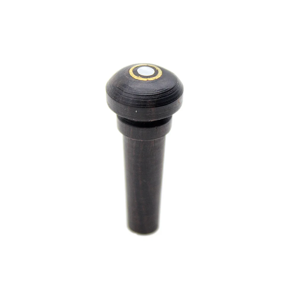 

5 pcs Violin tailpin, violin ebony tailpin 3/4/4, violin strap fish-eye tailpin, violin accessory tailpin