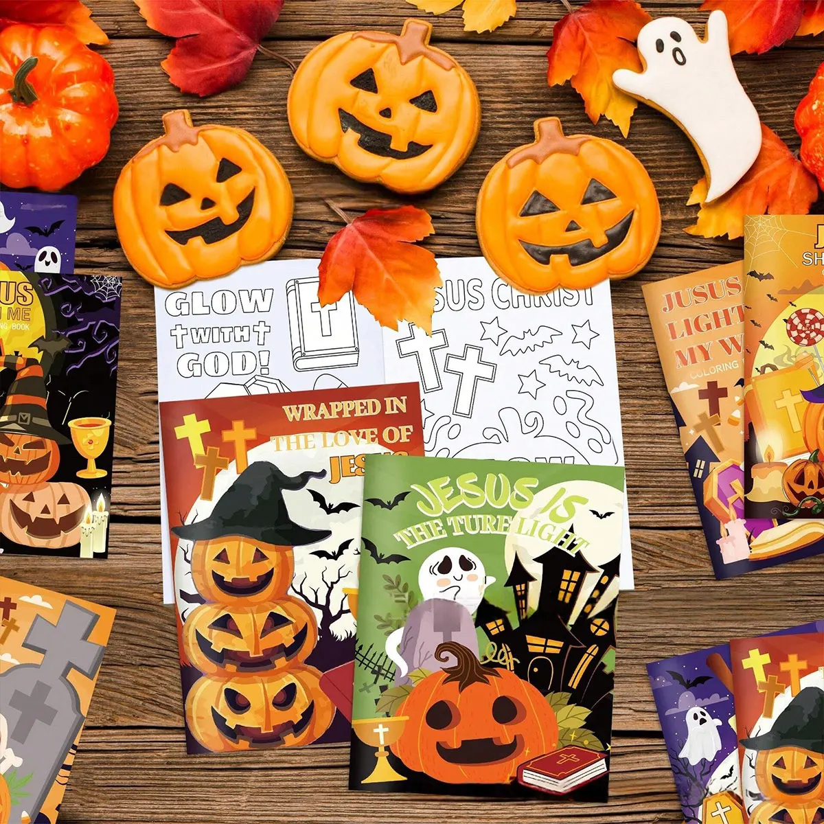 Libro da colorare di Halloween: pittura semplice, disegni in grassetto, tempo libero per la casa degli adulti, genitori: bambini fai da te, creatività e sollievo dallo stress
