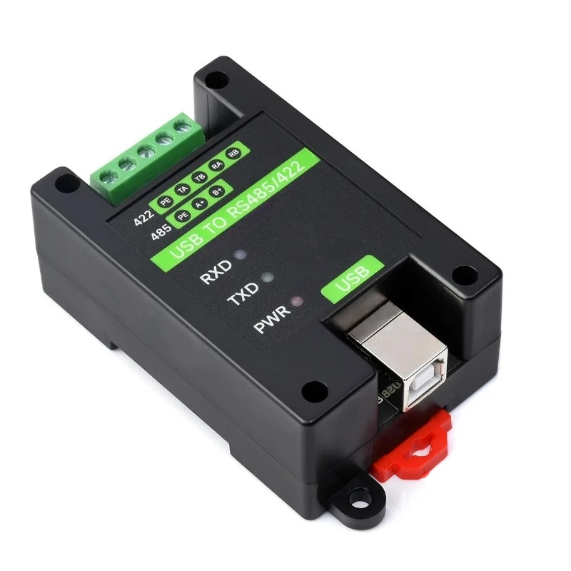 1Pcs USB to RS485/422 industrial-grade isolation converter FT232RNL and SP485EEN chip scheme, a variety of protection circuits