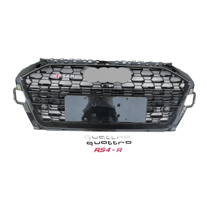 

Car Grille Honeycomb Grill 2020-2021 For Audi A4 Facelift RS-R Grill BLACK