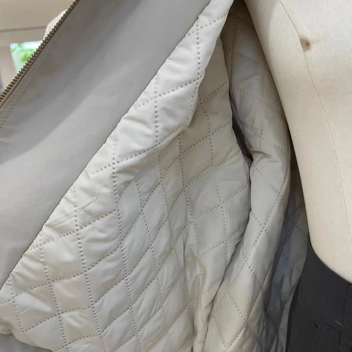 2026 Autumn/Winter New Women's Down Cotton Jacket Splicing Imitation Lamb Wool Loose Casual Top